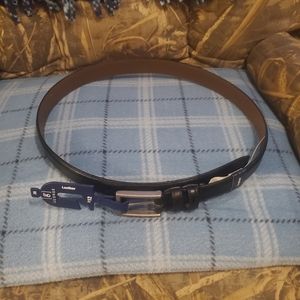 Size 36 George  Reversible Black Genuine Leather new with tags